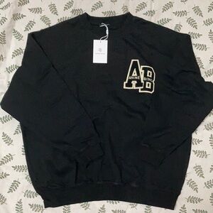 Women’s Anine Bing Black Crewneck sweatershirt size Large